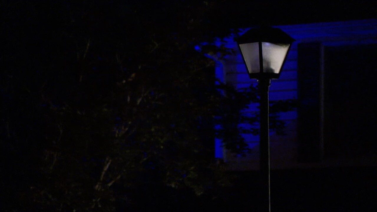 Power outage affecting multiple city blocks with no visible electricity